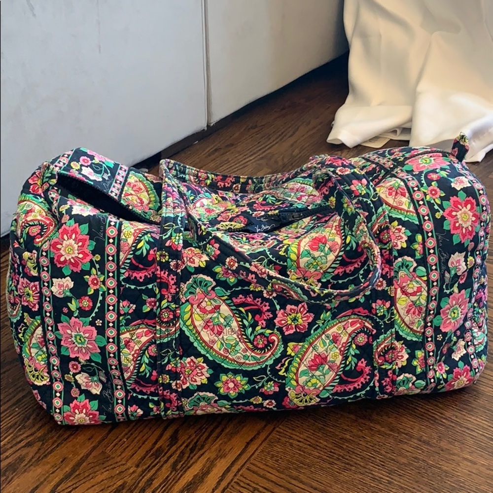 Vera Bradley large travel duffel bag
